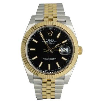  Rolex Datejust 41 Ref.126333 Black Index Full Set Jubilee 2019 