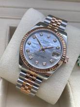 Thumbnail von Rolex Datejust 31 Stahl/Rose Jubilee M.O.P Diamond Dial With box and papers like new 2013