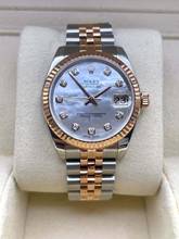  Rolex Datejust 31 Stahl/Rose Jubilee M.O.P Diamond Dial With box and papers like new 2013 