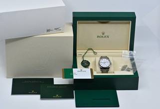 Thumbnail von Rolex Oyster Perpetual Date 115234 | white diamond dial | CC100 Full Set 2017