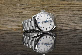  Omega Seamaster Aqua Terra 150M Co Axial Jumbo Rare Dial Automatik - Box 