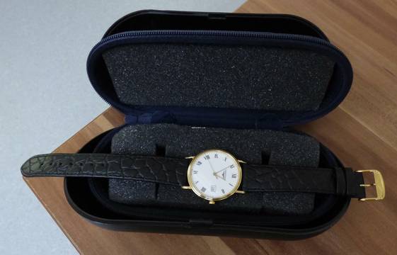  Longines Présence 18k / 750 Gold Quarz 