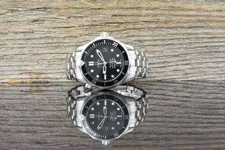 Omega Seamaster Diver 300 M Co Axial 36MM Mid Size Black Dial - Full Set 