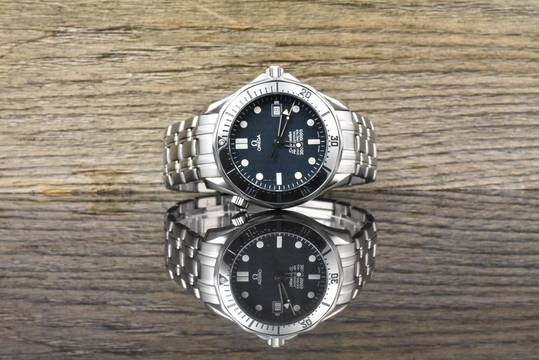  Omega Seamaster Diver 300 M 41MM Automatic Blue / Gray Dial - Vintage 1998 