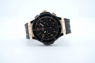 Thumbnail von Hublot Big Bang 44 mm Rose Gold Ceramic Bezel Black Dial - With Additional Rose Gold Bracelet - With Box 301.PB.131.RX