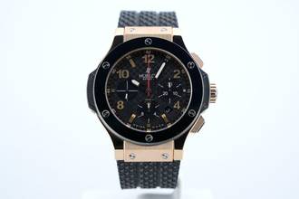 Thumbnail von Hublot Big Bang 44 mm Rose Gold Ceramic Bezel Black Dial - With Additional Rose Gold Bracelet - With Box 301.PB.131.RX