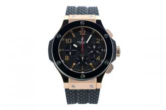 Thumbnail von Hublot Big Bang 44 mm Rose Gold Ceramic Bezel Black Dial - With Additional Rose Gold Bracelet - With Box 301.PB.131.RX