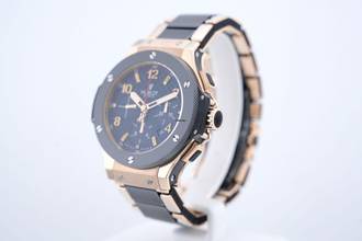 Thumbnail von Hublot Big Bang 44 mm Rose Gold Ceramic Bezel Black Dial - With Additional Rose Gold Bracelet - With Box 301.PB.131.RX
