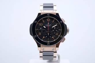 Thumbnail von Hublot Big Bang 44 mm Rose Gold Ceramic Bezel Black Dial - With Additional Rose Gold Bracelet - With Box 301.PB.131.RX