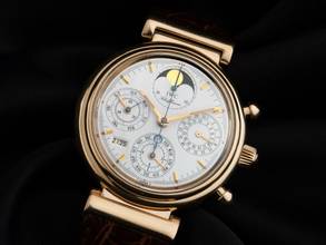 Thumbnail von IWC Da Vinci Perpetual Calendar Kalender Ref.3750 1998 Full Set wie Neu Vintage