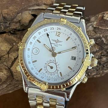  Breitling Duograph B15047 