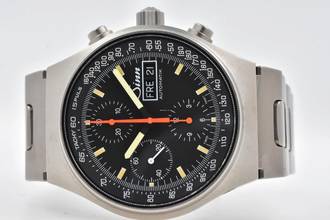  Sinn 144 Ti Chronograph Titan Titanium Vintage Tritium 