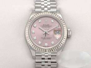  Rolex Lady-Datejust 28 279174 2019 Edelstahl Weissgold 750 Diamanten Automatik Stainless Steel 18kt White Gold Jubilé-band Chronometer Oyster 