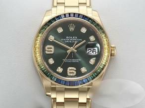 Thumbnail von Rolex Pearlmaster 39mm 86348 Sablv 2019 Gelbgold 750 Diamanten Saphire 18kt Yellow Gold