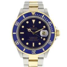  Rolex Submariner Date Blue Gold/Steel Purple Dial 
