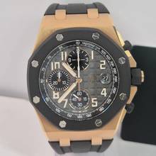 Thumbnail von Audemars Piguet Royal Oak Offshore Chronograph Ouro Rosé 2 Pulseiras 42mm Completo