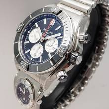 Thumbnail von Breitling Chronomat Super Chronomat B01 44 UTC Stahl B+P NEU 2025 verklebt 11600.-Euro NEU 2025 Sofort lieferbar!