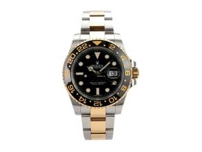  Rolex GMT-Master II Edelstahl Gelbgold 116713LN 