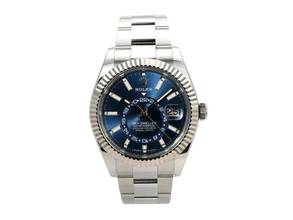  Rolex Sky-Dweller Edelstahl / Weißgold Ref. 336934 Blau 