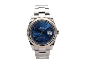 Thumbnail von Rolex Datejust 41 Ref. 126334 Edelstahl / Weißgold Blau Römisch Oyster-Band