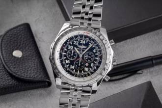  Breitling Bentley Le Mans Ltd Edition Stahl Automatik Ref. A22362-305 B&P 2003 