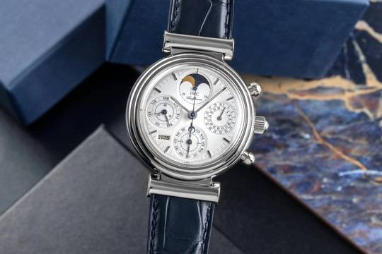  IWC Da Vinci Perpetual Calendar Chronograph 18K Weissgold Gold Ref. IW375007 