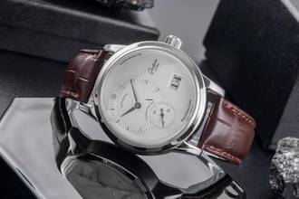 Thumbnail von Glashütte Original PanoMaticDate Stahl Automatik Herrenuhr Ref. 90-01-02-02-04