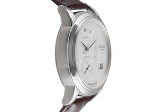 Thumbnail von Glashütte Original PanoMaticDate Stahl Automatik Herrenuhr Ref. 90-01-02-02-04