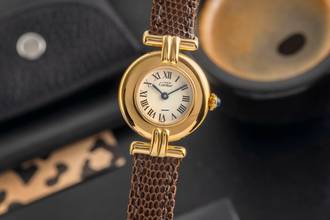 Thumbnail von Cartier Colisée must de Cartier Vermeil Silber Damenuhr Ref. 590002 mit Papieren