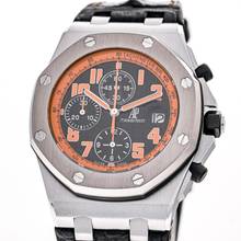 Thumbnail von Audemars Piguet Royal Oak Offshore Chronograph Volcano 42mm – 26170ST.OO.D101CR.01 – like NEW – 09/2010 Full Set
