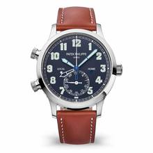 Thumbnail von Patek Philippe Calatrava Pilot Travel Time 42MM Blue Dial Like New Box+Papers 5524G-001 2019