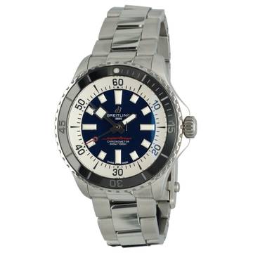  Breitling Superocean 44 Automatic 44 Full Set Extra Rubber Strap 