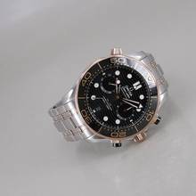 Thumbnail von Omega Seamaster Diver 300 M Master Chronometer Chronograph Stahl/18k Sedna Gold Full Set Top Zustand