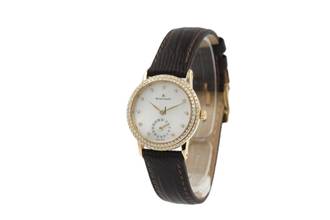 Thumbnail von Blancpain Villeret Automatic 18K Gold Mother of Pearl from 1994 Diamond Bezel