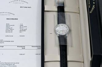 Thumbnail von A. Lange & Söhne 1815 206.025 | German Full Set | ALS Service Oct. 2025 | Platinum