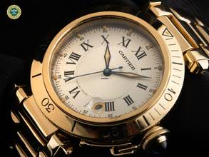 Thumbnail von Cartier Pasha Ref.1020-1 1997 Full Set sehr gut Vintage