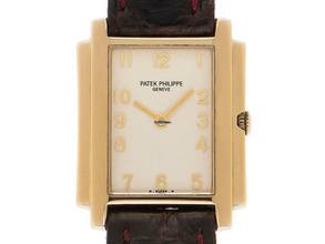 Thumbnail von Patek Philippe Gondolo Ref.4824 1999 Box&Archivauszug sehr gut Vintage