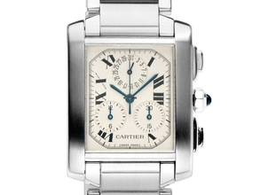 Thumbnail von Cartier Tank Française GM Großes Modell Ref.2303 2002 Full Set wie Neu Vintage