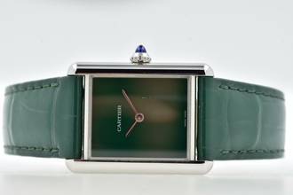 Thumbnail von Cartier Tank Must de Cartier WSTA0056 Green Grün