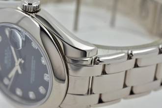 Thumbnail von Rolex Lady-Datejust Pearlmaster Oyster Pearlmaster 18k White Gold Factory Diamond Dial 81209 34mm LC100