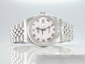 Thumbnail von Rolex Datejust 36 36mm 16234 2000 Stahl Weissgold 750 Gold Damen Herren Stainless Steel Jubilé-band Chronometer Oyster White Dial