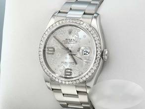 Thumbnail von Rolex Datejust 36 Mm 116244 Stahl Weissgold 750 Diamanten Automatik Stainless Steel Oyster-band 18kt White Gold Chronometer