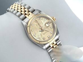 Thumbnail von Rolex Datejust 31 Medium Stahl Gelbgold 750 Diamanten Automatik 18kt Yellow Gold Stahl Stainless Steel Jubilé-band Chronometer Oyster