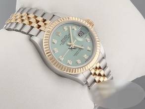  Rolex Lady-Datejust 28mm 279173 Edelstahl Gelbgold 750 Diamanten Automatik Gold 