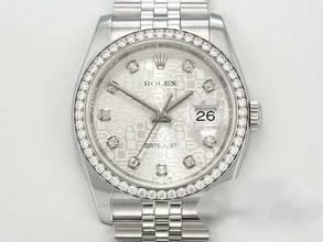 Thumbnail von Rolex Datejust 36 36mm 116244 2018 Stahl Weissgold 750 Diamanten Automatik