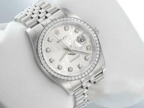 Thumbnail von Rolex Datejust 36 36mm 116244 2018 Stahl Weissgold 750 Diamanten Automatik