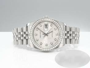 Thumbnail von Rolex Datejust 36 36mm 116244 2018 Stahl Weissgold 750 Diamanten Automatik