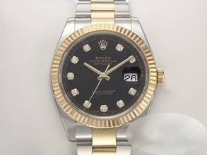Thumbnail von Rolex Datejust 41 126333 Edelstahl Gelbgold 750 Diamanten Automatik Stainless Steel 18kt Yellow Gold Oyster-band Chronometer Black Dial