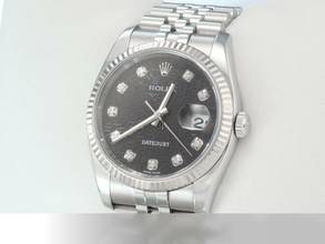Thumbnail von Rolex Datejust 36 36mm 116234 Stahl Weissgold 750 Diamanten Automatik Gold