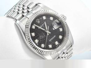  Rolex Datejust 36 36mm 116234 Stahl Weissgold 750 Diamanten Automatik Gold 
